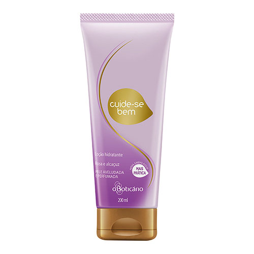 Cuide-Se Bem Loção Hidratante Desodorante Corpo Rosa E Alcaçuz, 200Ml