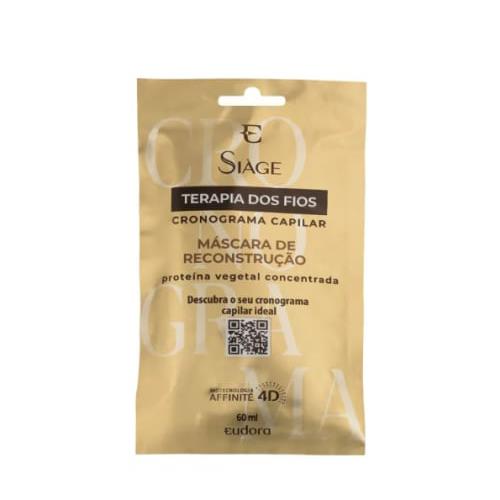 Siàge Máscara Capilar Reconstrução Cronograma Capilar 8X60Ml Caixa