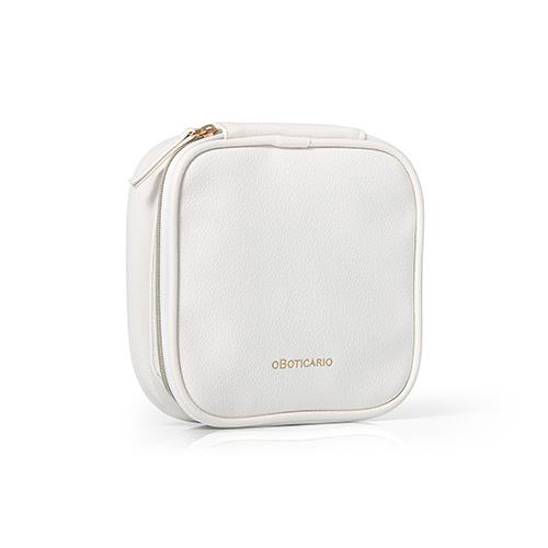 Necessaire Branco Em Poliuretano