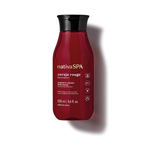 Nativa Spa Sabonete Líquido Perfumado Corporal Cereja Rouge 250Ml