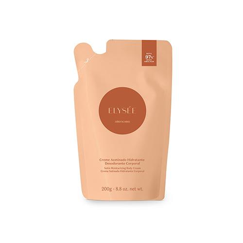 Elysée Refil Creme Desodorante Hidratante Acetinado Corporal, 200 G